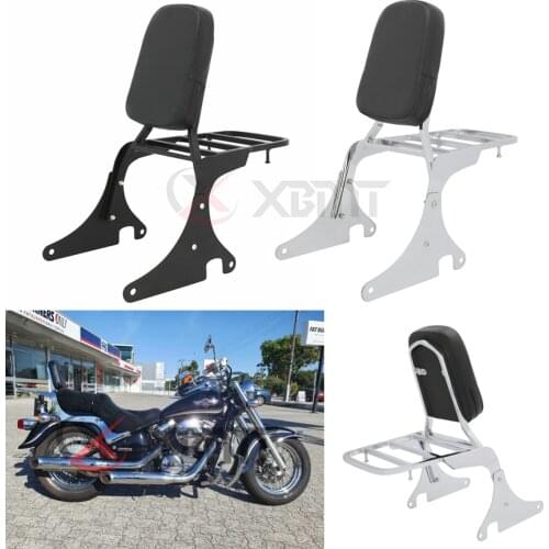 Motorcycle Backrest Sissy Bar Luggage Rack For Kawasaki Vulcan 400 800 VN400 VN800 1996-2019 2000 2001 2002 2003 2004 2005