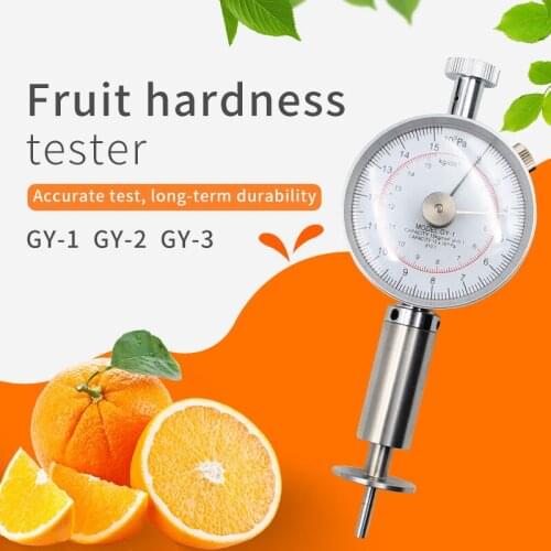 Free shipping GY-3 Fruit Sclerometer Fruit Durometer Hardness tester