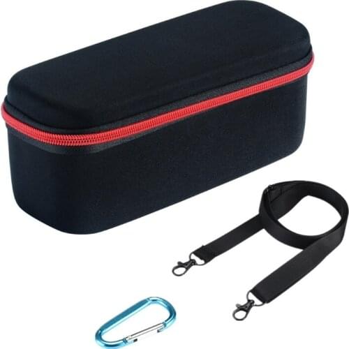 B2EF Storage Case Compatible with Emberton Speaker Protective Shell Travel Carrying Bag Compact Accessories Blue Hook