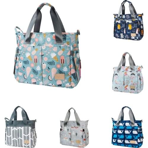 Mummy Diaper Bag for Baby Care Portable Baby Nursing Bag Large Capacity Waterproof Mummy Bag Multi-Function Travel Nappy Bag