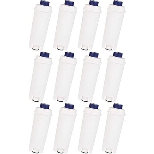 12 Pack Coffee Machine Water Filter For Delonghi DLSC002 Filter Cartridge Compatible With ECAM, ETAM, EC680, EC800
