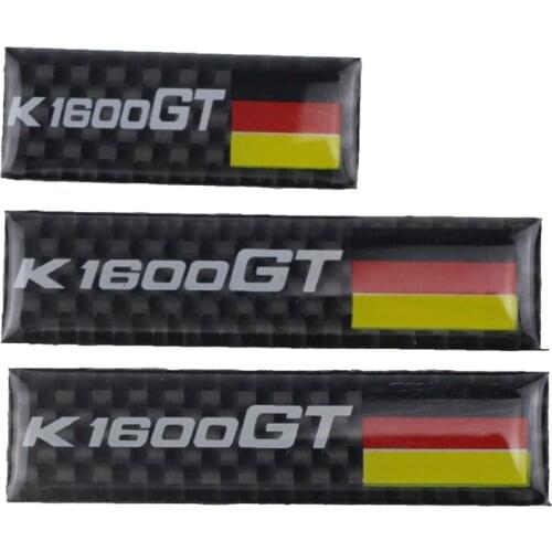 KODASKIN Carbon Sticker Emblem Decal for BMW K1600GT one set/3pieces