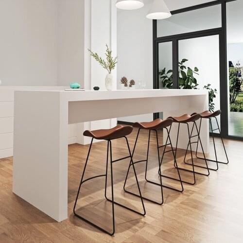 Commercial Kitchen Furniture Dining Chair Marble Simplicity Chairs Furniture For Home High Bar Chair Gold Counter Stool Chair