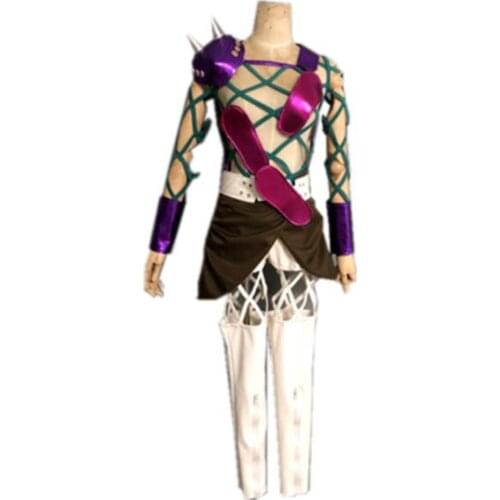 2020 JoJos Bizarre Adventure Narciso Anasui Cos Halloween Party Cosplay Costume Custom Made Any Size