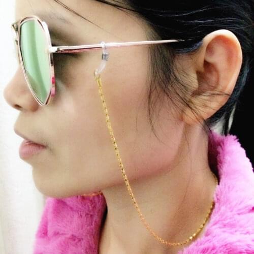 2021 Hot Fashion Eye Glasses Sunglasses Spectacles Vintage Chain Holder Cord Lanyard Necklace Gold Silver Eyeglass Chain Holder