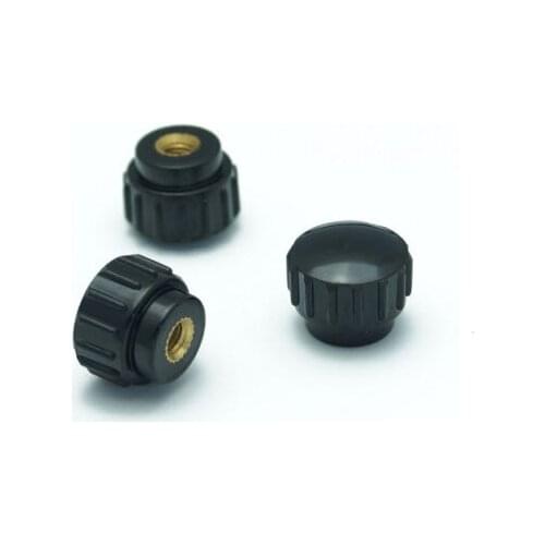 M4*15mm Female Thread Bakelite,Knurled grip knob