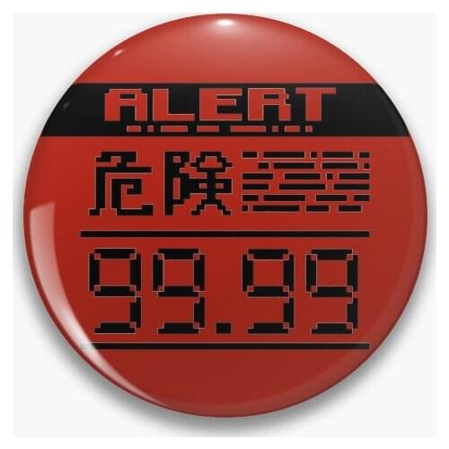 Metal Gear Solid Alert Mode 【Customizable】Soft Button Pin Lover Badge Jewelry Cute Creative Decor Brooch Collar Clothes Gift
