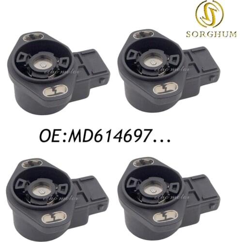 NEW 4PCS THROTTLE POSITION SENSOR FOR Mitsubishi Diamante Expo Mighty Pajero Dodge Eagle Plymouth MD614280 MD614375 MD614697
