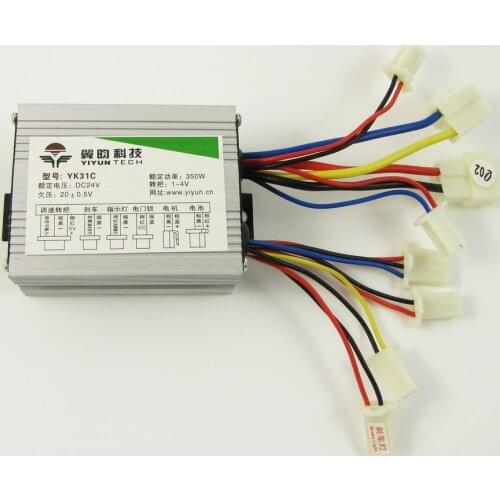 24V 350W Speed Controller Box Electric Bikes Mopeds Go Karts Scooters Brushed motor controlador