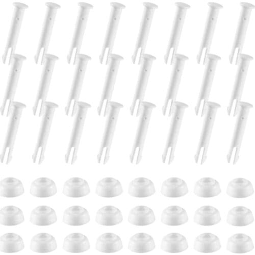 24Pcs ABS Pool Joint Pins, 6cm/2.36in Cap Set Seals for Intex Swimming Pool Replacement Parts 28270-28273