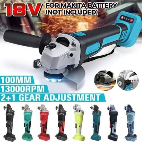 18V 800W 125mm Brushless Cordless Impact Angle Grinder without battery DIY Power Tool Cutting Machine Polisher Fr Makita Battery