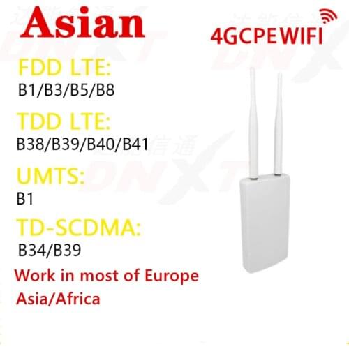 CPE905 Outdoor Waterproof 150Mbps Smart Home hotspot RJ45 WAN LAN WIFI Coverage Modem External Antenna 4G router