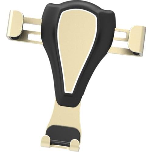 Universal Car Phone GPS Holder Universal Smartphone Grip Air Vent Mount Mobil Phone Holder Stand For Car Black Gold Silver