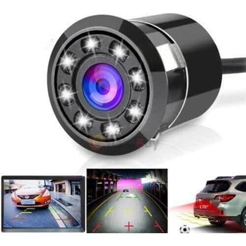 8 LED Night Vision Waterproof Reversing Cam Wide Degree New Car Rear View Camera Universal Backup Reverse Parking Camera