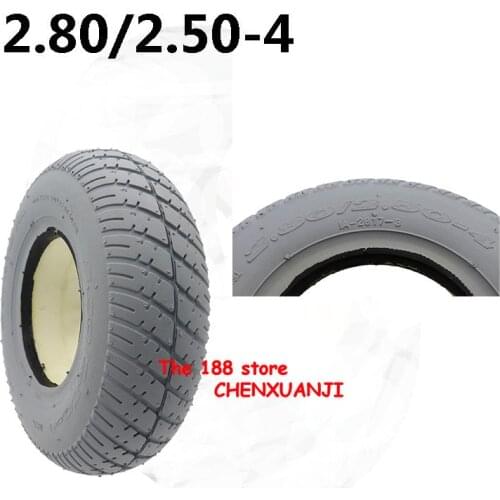 High quality 2.80/2.50-4 electric scooter tubeless Trailer solid tire and wheelchair solid tire