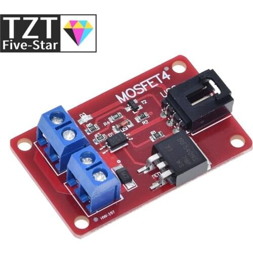 TZT 1 Channel 1 Route MOSFET Button IRF540 + MOSFET Switch Module for Arduino