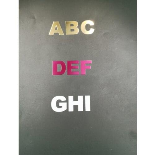 1 Nich (A-Z) Metal House Number Wheelie Bin Stickers Street Name, Home, Office, Business, Apply Door Sign Mail Box Numbers