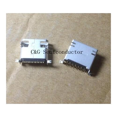 10pcs Mini Usb 14Pin 14 pin Female Connector Mini Usb 14Pin Dip+Smt Female Connector Mobile Phone Connector 14pins socket IC