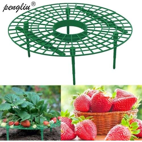5/10/20 PCS Strawberry Stand Frame Holder Balcony Planting Rack Fruit Support Plant Flower Climbing Vine Pillar Gardening Stand
