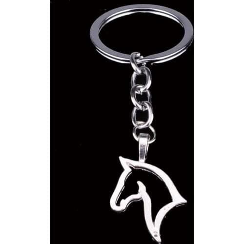 Animal Charm Horse Pendant Key Rings Chains Best Friends Keychains Husband Boyfriend Keyring Men Jewelry Christmas Presents Xmas