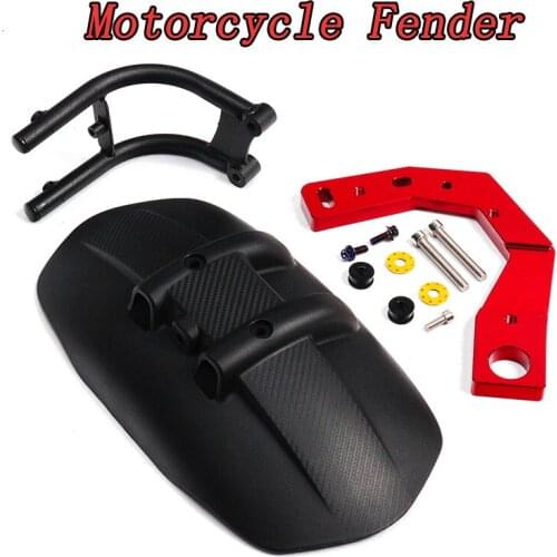 CNC Aluminum Alloy Plastic Rear Wheel Fender Splash Mud Dust Guard Mudguard Motorcycle Accessories For Kymco AK550