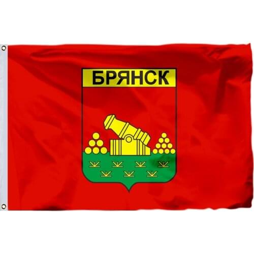 Bryanskaya Oblast Flag 150X90cm (3x5FT) 100D Polyester Russia Russian Flags And Banners For Home Decoration / Holiday