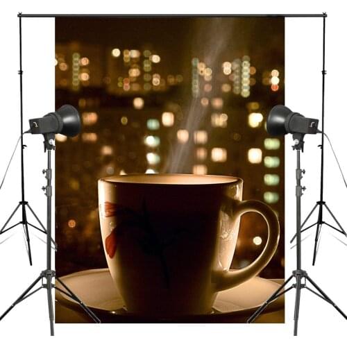 After Dinner Coffee Photography Background Enjoy Life Backdrop Studio Props Wall 150x210cm