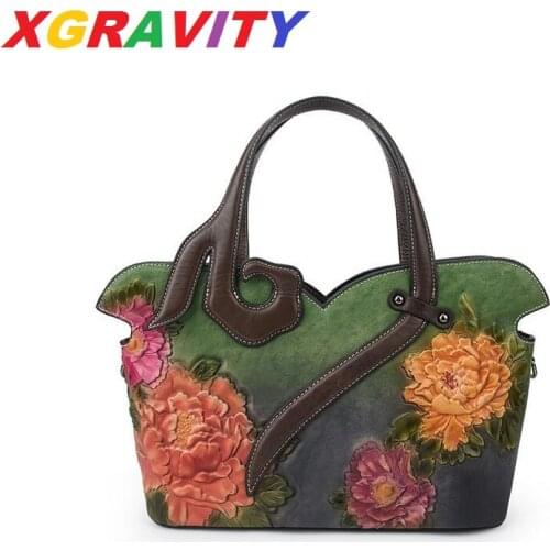 H366 Genuine Leather Handbags Ladies Shoulder Messenger Bag Cow Leather Handmade Women Bags Luxury Handbags Women Designer Bag