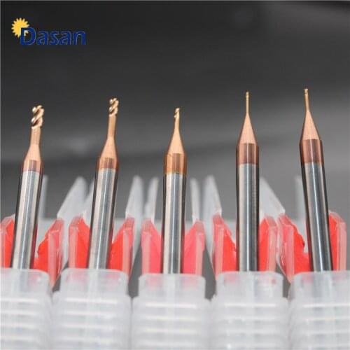 1pc Long Neck End Mill 0.5mm 0.6mm 0.7mmTungsten Carbide Groove Milling Cutter CNC Engraving Milling Cutter Deep Hole for Metal