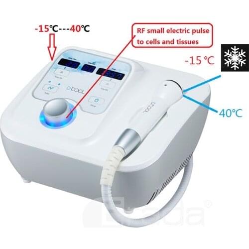 D COOL no needle mesotherapy machine cool hot electropration cryotherapy needle free meso beauty device for skin rejuvenation