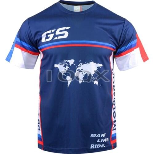 Motorcycle T-Shirts Motorrad For BMW R1200 GS ADVENTURE Mens Short Motorbike Quick dry T-Shirts Moto Team Shirt