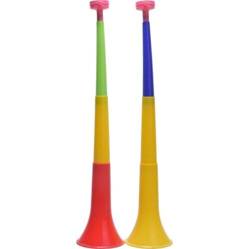 Random Color European Cup musical instruments Removable Football Stadium cheer Horns Vuvuzela Cheerleading horn Kid Trumpet Toy