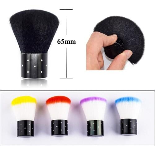 Soft Nail Cleaning Brush Remove Dust Powder Cleaner for Acrylic UV Gel Nails Art Manicure Care Accessory