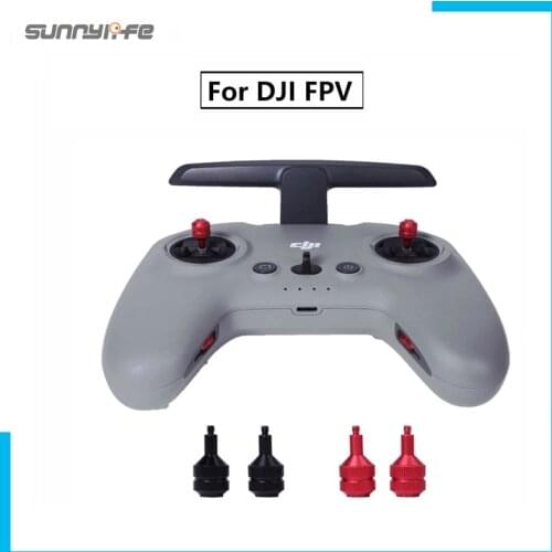 For DJI FPV Aluminum Alloy Control Sticks Thumb Rocker Storable Joysticks for DJI FPV Smart Controller Remote
