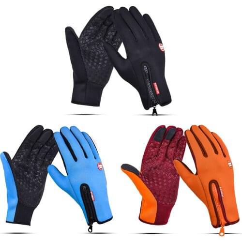 Waterproof Cycling Gloves Finger Touch Screen Men Women Bike Gloves MTB Outdoor Sports Winter Motorcycle Hiking Skiing Gloves