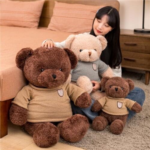 45cm Teddy Bear With Scarf Plush Toys Soft Stuffed Dolls Wedding And Birthday Party Decoration Gifts for Children and Girls