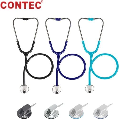 CONTEC SC12 Portable Single Head Stethoscope Professional Cardiology Stethoscope Doctor Medical Equipment Student Nurse