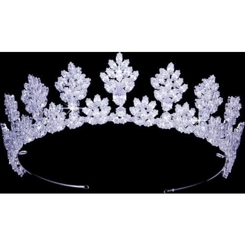 Crown HADIYANA Elegant Temperament Wedding Hair Accessories Bride Headband High Quality Zircon BC5273 Accesorios para el cabell