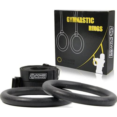 32mm ABS Professional Gymnastic Rings Pull-ups Exercise Fitness Crossfit Gym Rings Workout Muscle Adjustable Buckles Straps