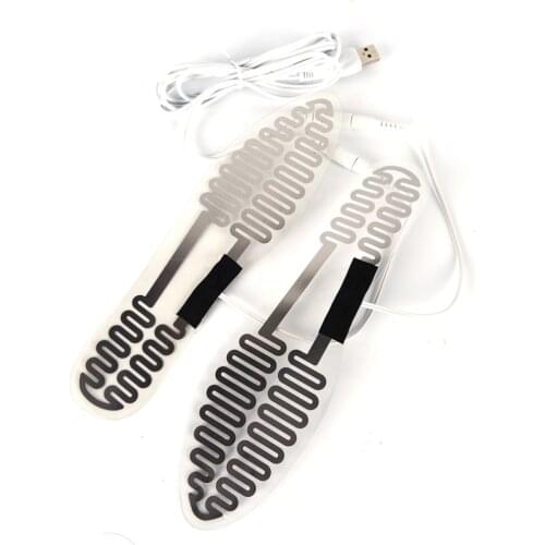 5V USB Heated Insoles Heated Foot Warmer Insoles Heating Mat Pads Winter Outdoor Sports Ski Heating Insoles Keep Warm for Shoes