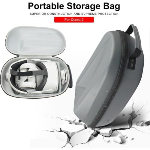 VR Gaming Headsets Carrying Case Unique Bag For Quest 2 Adjustable Head Elite Strap Accessories For Quest 2