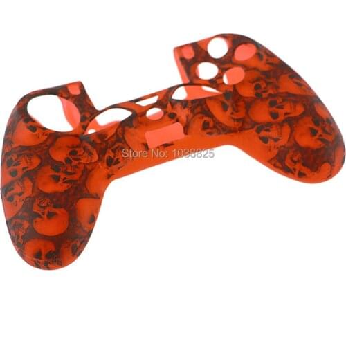 Head Skull Soft Silicone Case Protection Grip Cover Rubber Sleeve Protective Skin for Playstation 4 Slim PS4 Pro Controller
