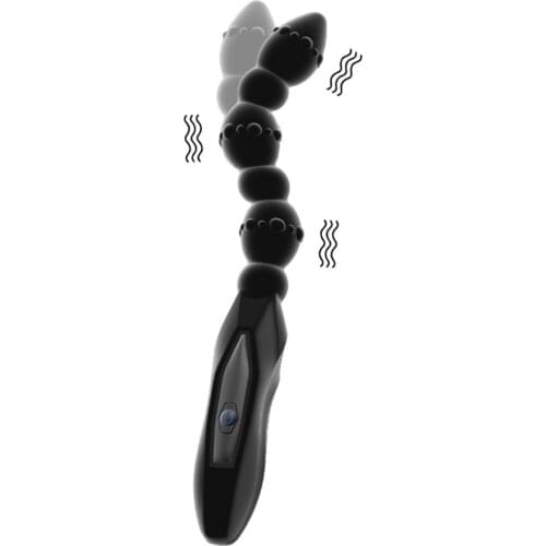 10 Frequency Anal Beads Vibrator Soft Silicone Prostate Massage Anal Plug Dildo Vibrators Sex Toys For Women Masturbator