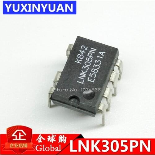 10PCS/lot LNK305PN LNK305P LNK305 LCD supply chip into 7feet Lowest Component Count, Energy Efficient Off-Line Switcher IC
