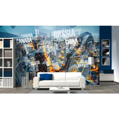 Customize 2019 Background wall City 3D scenery wallpapers for living room bedroom 3D mural wallpaper
