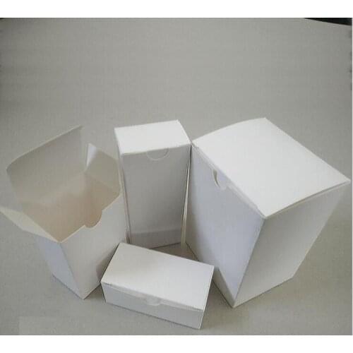 50pcs White paper cardboard box for packing ,DIY white packaging craft boxes,DIY white candy box handmade soap/candy box