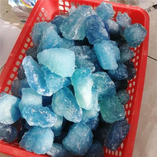 500g-1kg Beautiful 100% sea sapphire raw stone &natural aquamarine crystal reiki healing