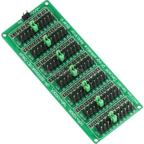 7 Seven Decade 1R - 9999999R Programmable Adjustable SMD Resistor Slide Resistor Board Step Accuracy 1R 1% 1/2 Watt Module 200V