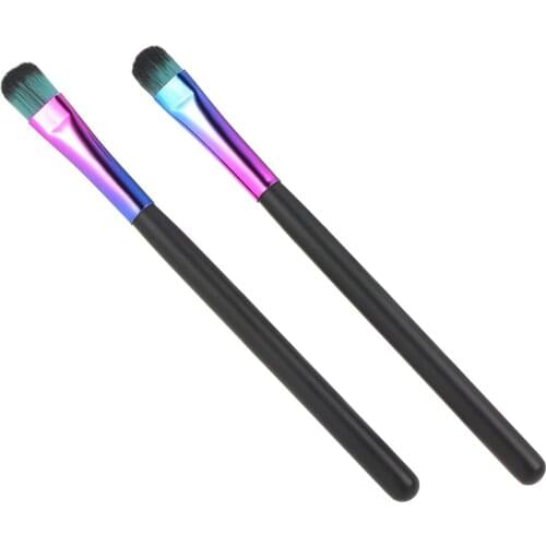 7 Pcs Makeup Brushes Colorful Makeup Brush Cosmetic Makeup Brush Set Foundation Blending Blush Concealers Eye Shadows Highlight