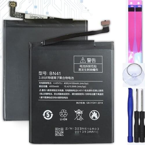 Battery for Xiaomi Redmi Note 4, Mpn Original: Bn41